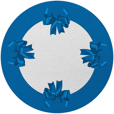 Bows 16" Vinyl Placemat