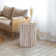 Caylea Solid Wood End Table