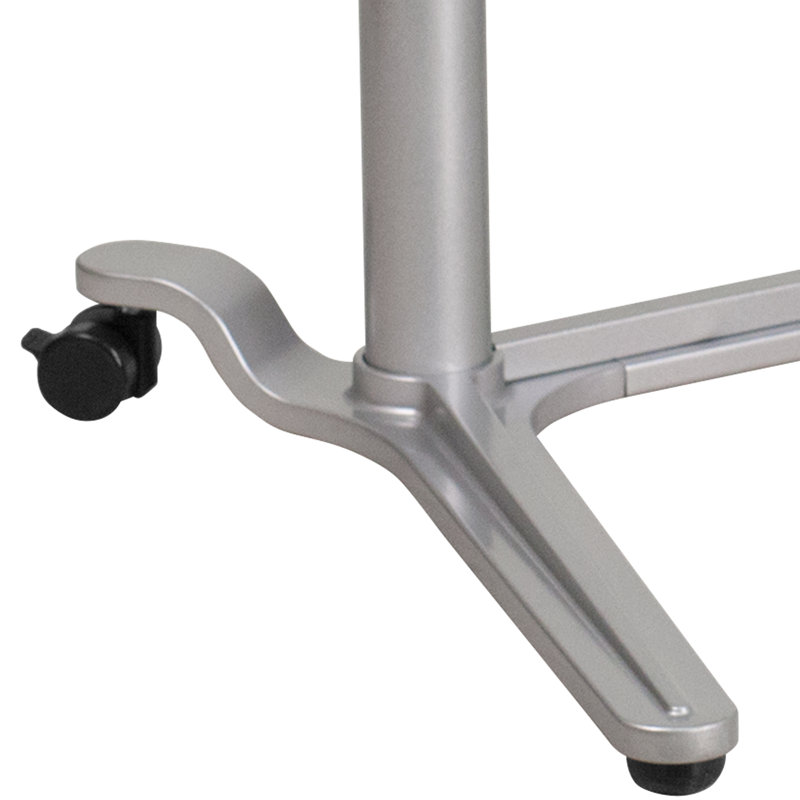 Sit-Down, Stand-Up Ergonomic Computer Desk, Grey