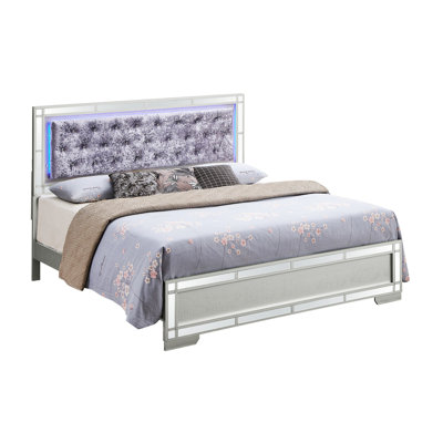 Angielina Upholstered Open-Frame and Standard Bed