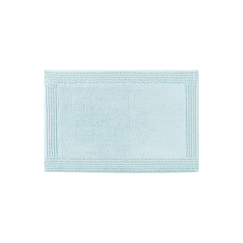 Tapis pour salle de bain réversible 100 g / m² 100% coton Splendor 3000 g / m² 20 x 30 po, L 20 po x L 30 po, Bleu