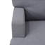 Canapé modulaire 2 pièces gris clair-2089104985