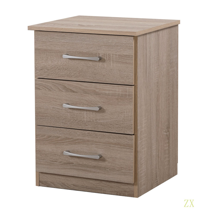 Table de chevet élégante et contemporaine, Naturel