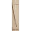 Volets rustiques en bois synthétique à deux planches espacées avec planche en Z (par paire)-71288285-88966900-88966901