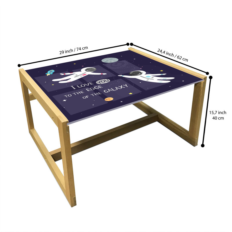Jahmaal Sled Coffee Table, 62cm H x 74cm W x 40cm D