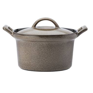 Crock-pot Artisan 2 Piece 5 -Quart Enameled Cast Iron Dutch Oven in Pistachio Green