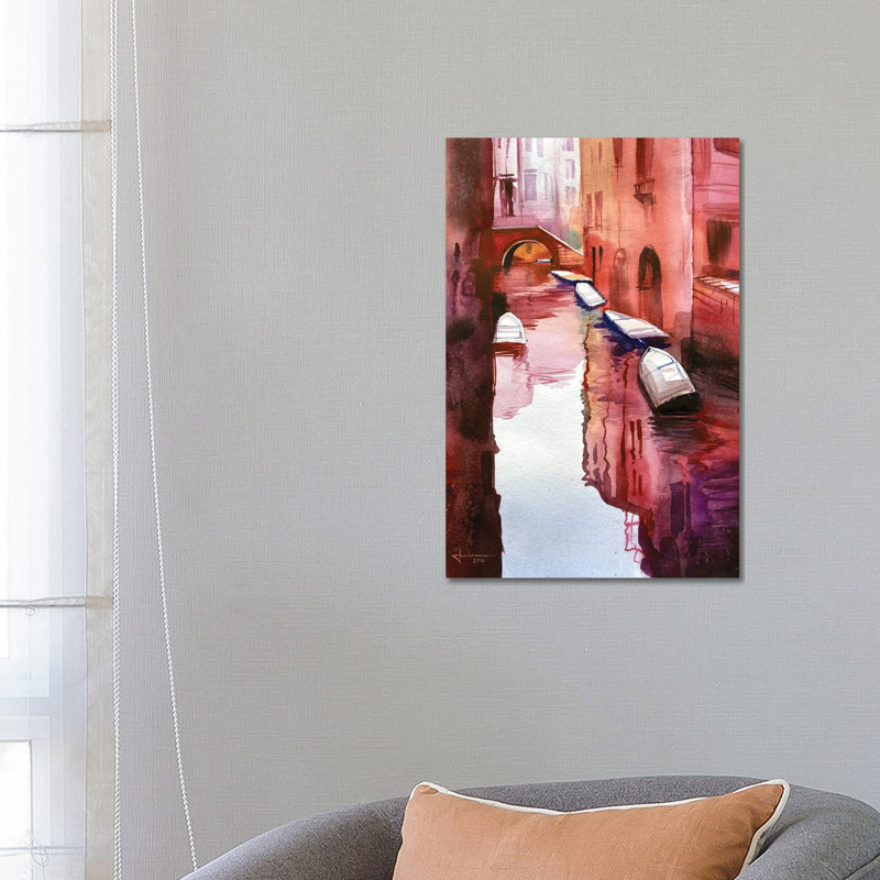 Venice Canal II by Liam Kumawat - Wrapped Canvas Print, 66.04 cm H x 45.72 cm W x 3.175 cm D