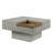 Kailano Pedestal Coffee Table Living Room Table Square Coffee Table Center Table With Storage-921231781-921387798