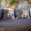 Coussin imprimé animal en cuir de vache-606903077