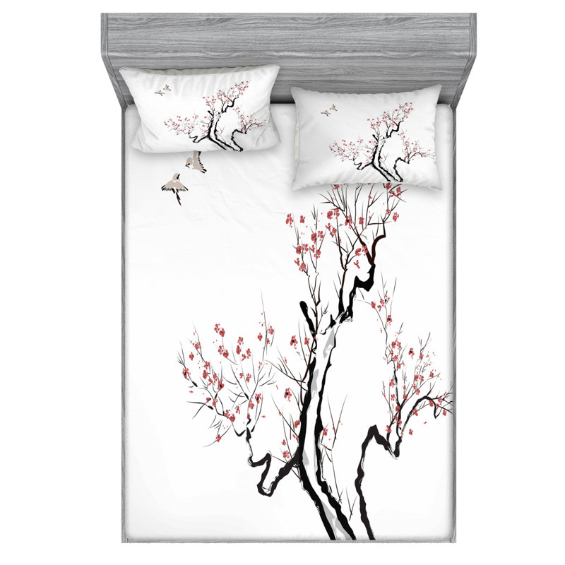 Microfiber Sheet Set, Full Sheet Set with Fitted Sheet