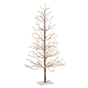 Electric Snowy Artificial Lighted Tree and Branches