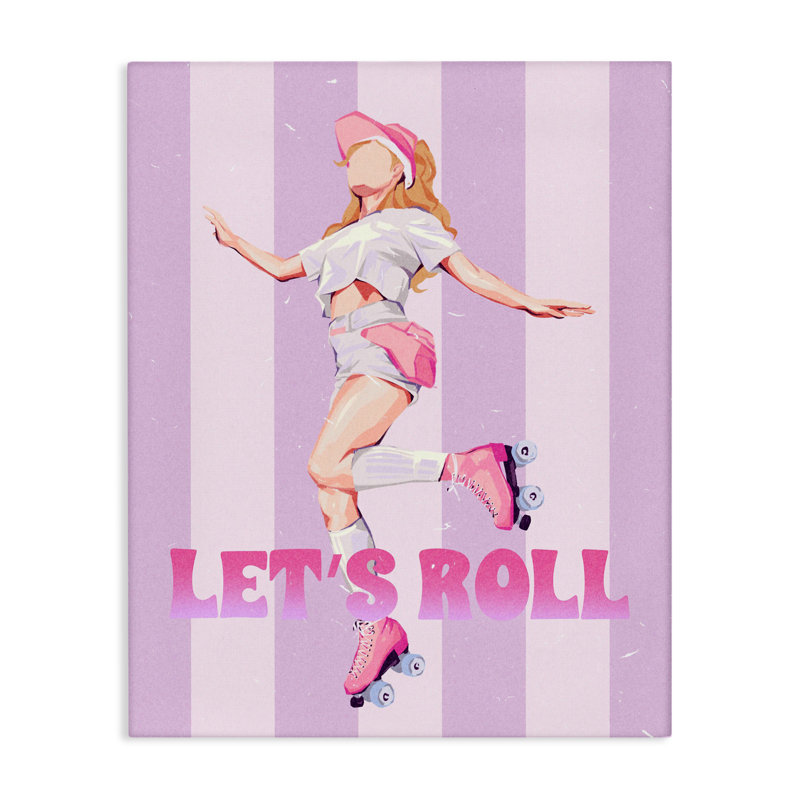 Let's Roller Skate Girl, conception de Ziwei Li, H 48 po x l 36 po