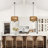 Ekkehard 6-light Boho Handwoven Rattan Chandelier