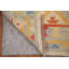 Tapis réversible en laine coloré 5 x 7 Kilim