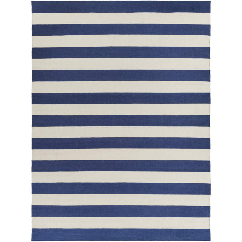 Collins Wool Striped Indoor Rug, Rectangle 8' x 11'