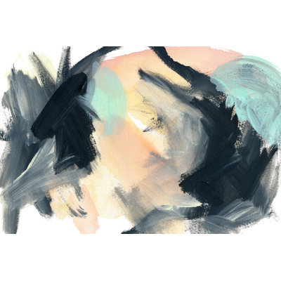 Artistic Acrylic Hand Drawn Background - Wrapped Canvas Print