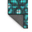 Tapis turquoise tissé à la machine-183904543