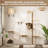 Cherette 4-tier Wall-Mounted Cat Tree Tower Scratching Post