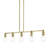 Grogan 5 - Light Steel Dimmable Kitchen Island Chandelier-414771739
