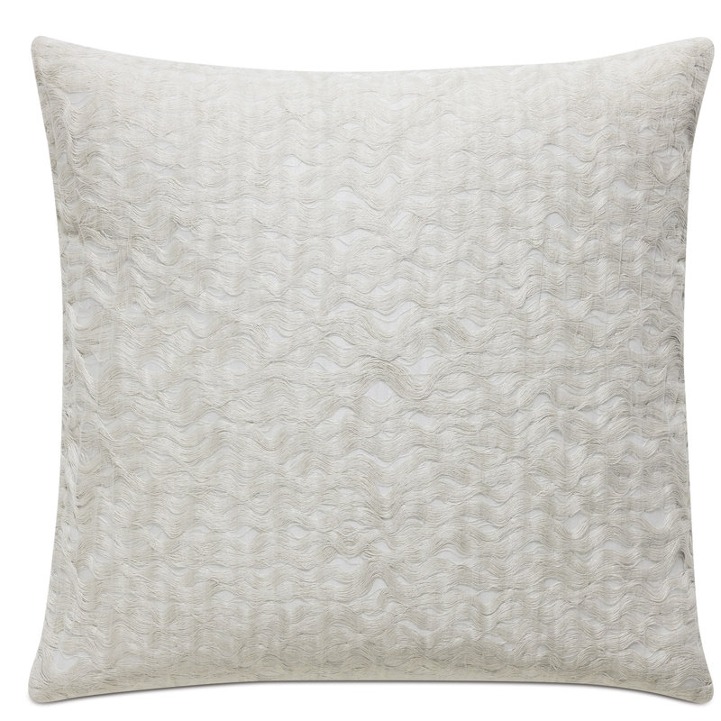 Naomi Square Pillow Cover & Insert, Faux Down, 22"H x 22"W