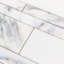 Calacatta 12x18 Polished Tumbled Marble Mosaic Tile