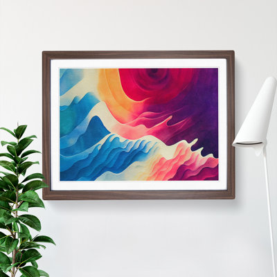 Edgy Modern Abstract - Single Picture Frame Print