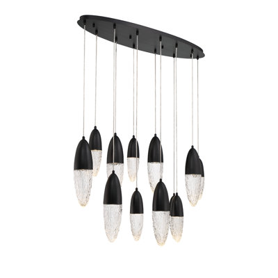 Lustre 12 lumières Écrou