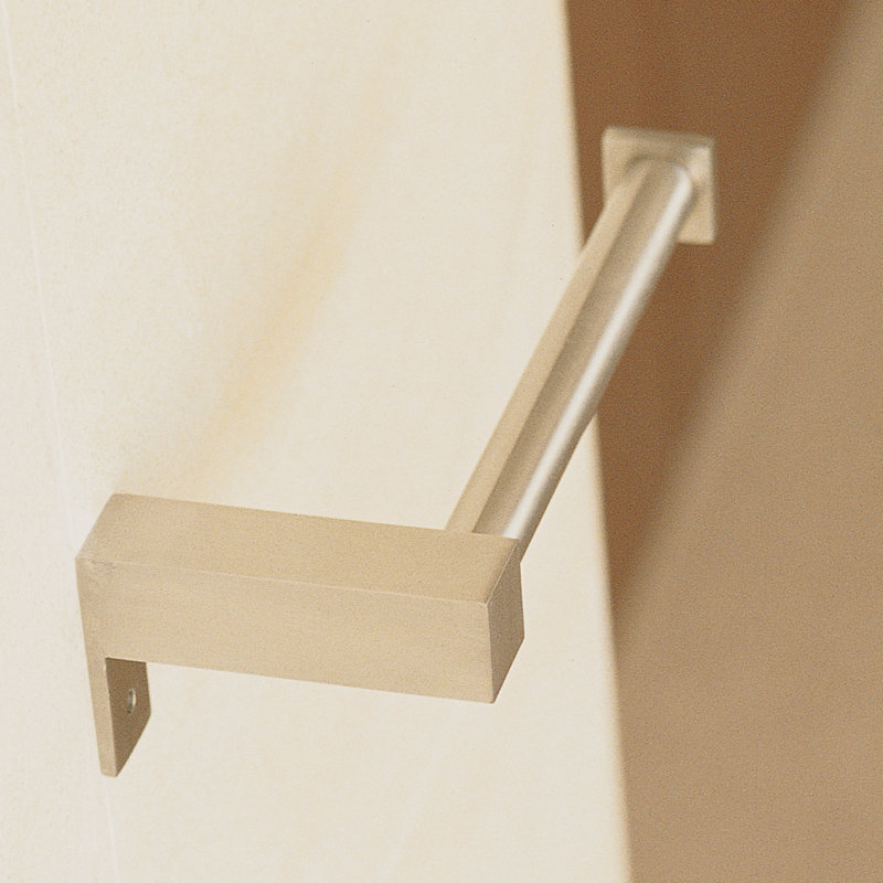 Metric Wall Mounted Toilet Paper Holder, Stainless Steel