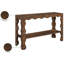 Vassa Burl Veneer Console Table-383920539