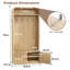 Arbre d'entrée avec tablette de rangement arquée, 8 crochets doubles, banc à chaussures renforcé, portes d'armoire festonnées et tablette à chaussures réglable, portemanteau avec banc de rangement pour chaussures pour entrée, chambre à coucher-1057199269
