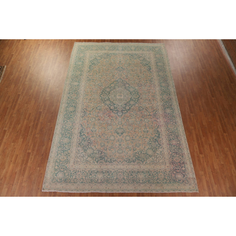 Tapis en laine fait à la main 9 x 14