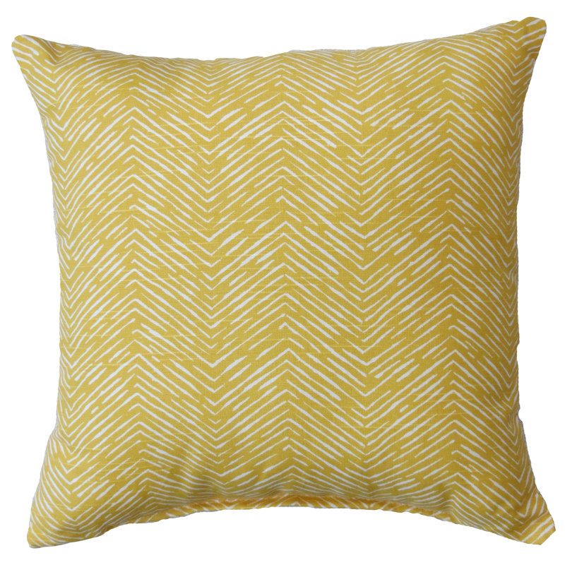 Alcazar Striped Cotton Reversible Throw Pillow