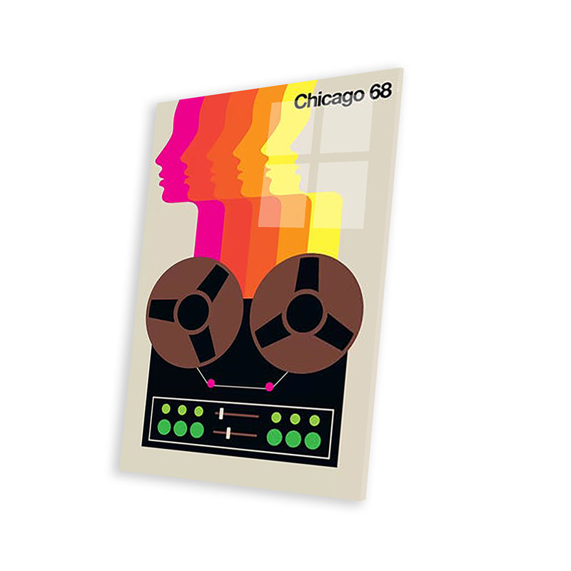 «Chicago 68» par Bo Lundberg, impression sans cadre, H 24 po x l 16 po x P 0,25 po