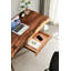 Bureau Live Edge avec pieds en épingle et noyer d'Amérique du Sud, bureau Live Edge avec tiroir-1254836286