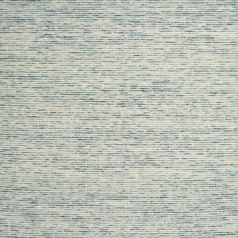 Tapis contemporain gris / vert clair, Carré 6 pi