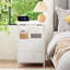 41cm W Metal Bedside Table