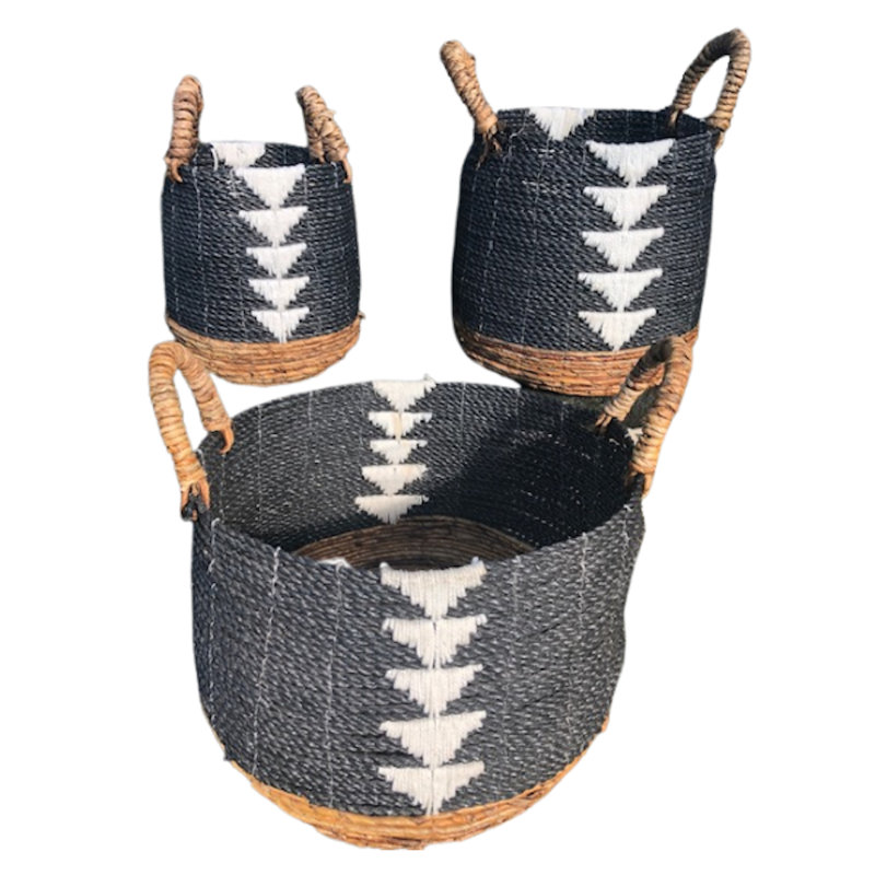 Set of 3 Arrow Baskets