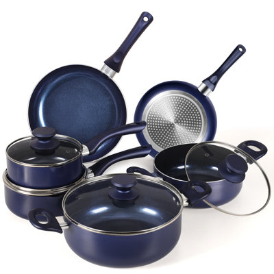 10 - Piece Non-Stick Aluminum Cookware Set