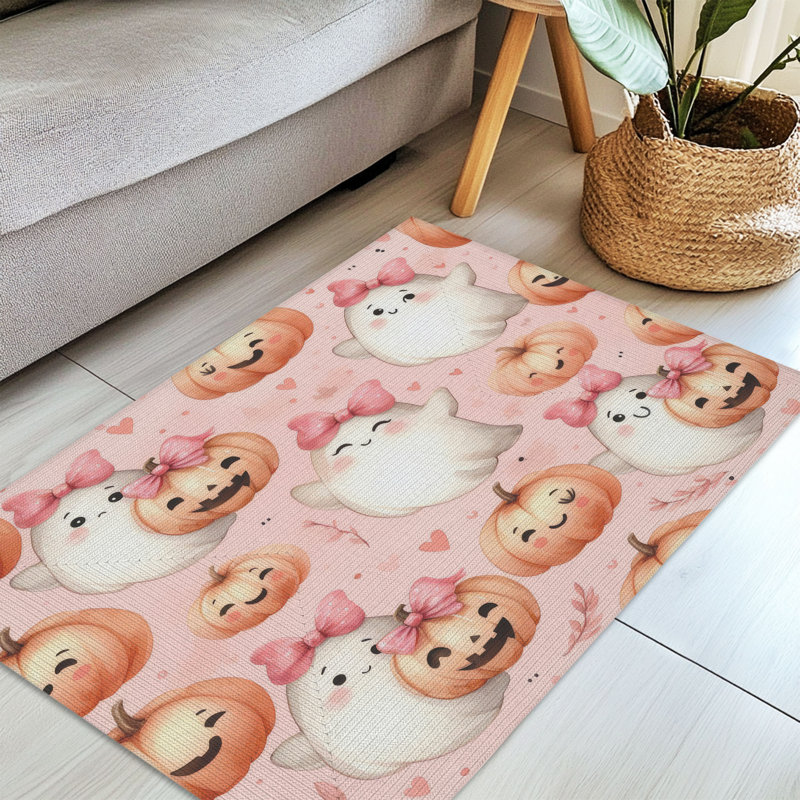 Tapis tressé Ghost Gourd Duo, Rectangulaire 3 pi x 5 pi