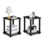 Ensemble de tables de bout avec rangement Bianco-146621117-147112729
