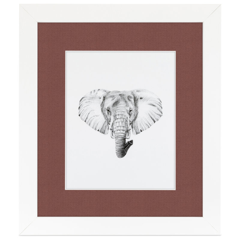 ArtToFrames White Matte Picture Frame with Mat