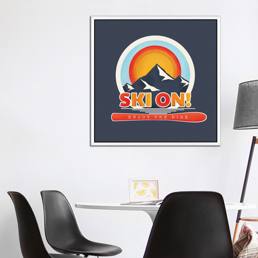 Ski On by Show Me Mars - Gallery-Wrapped Canvas Giclée on Canvas
