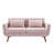 Jadier 66" Upholstered Loveseat Square Sofa-1237332771-1230110786