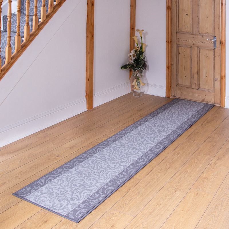 Runner cm Damask Area Rug, Rectangle 80 x 150 cm
