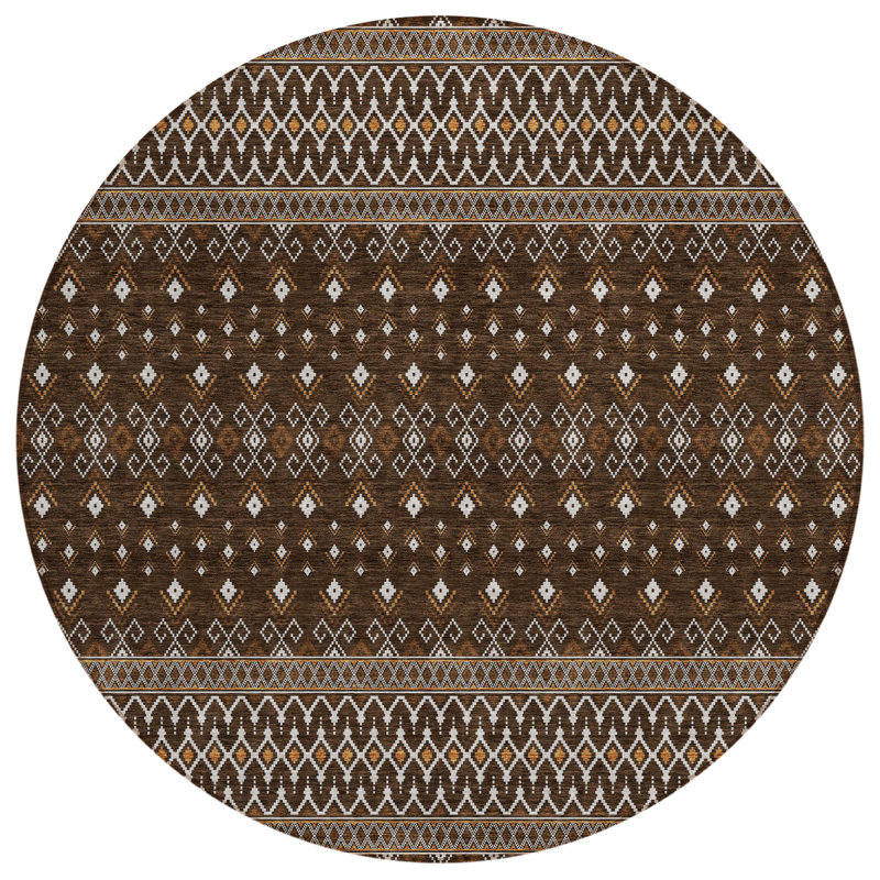  Emblyn Door Mat, Round 8'