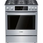 800 Series 30" 4.6 cu ft. Slide-in Dual Fuel Range with 18k BTU Burner