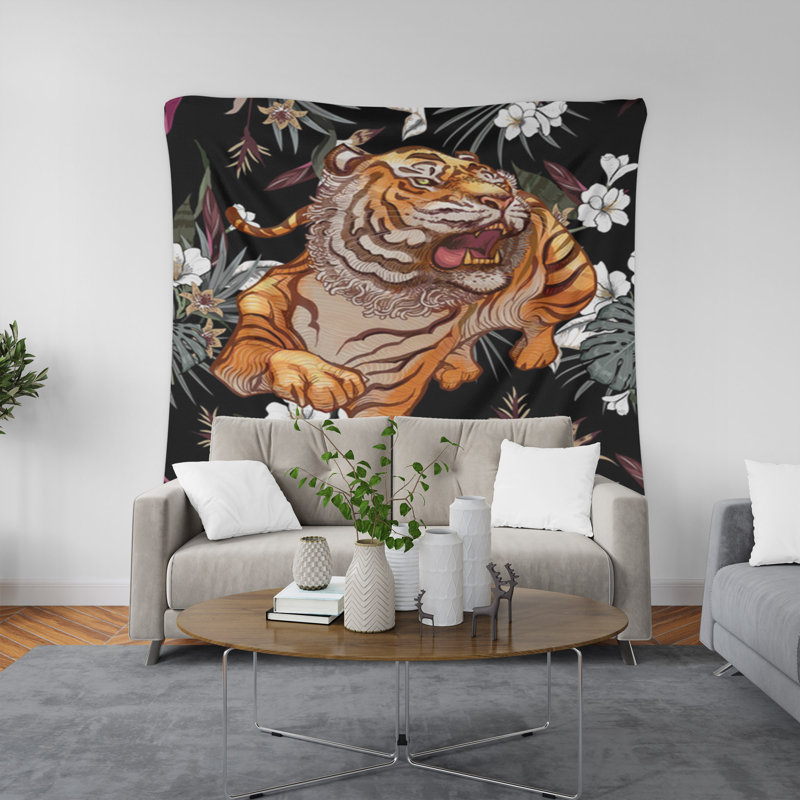 Tapisserie murale, H 88 po x l 104 po