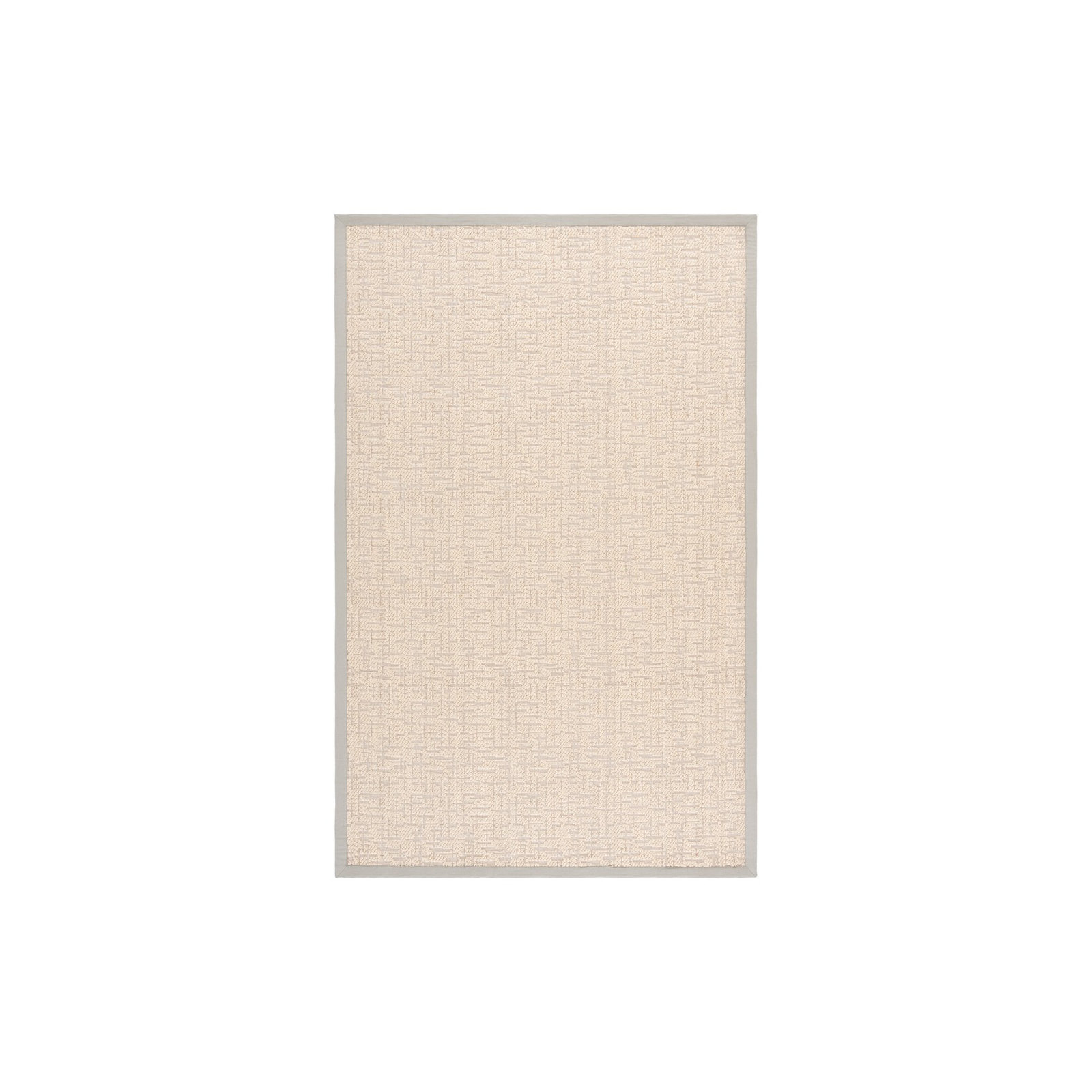 Palm Beach Boucle Weave Wool; Jute/Sisal Solid Color Indoor Rug, Rectangle 5' x 8'