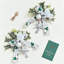 Faux feston de fleurs artificielles pour décoration murale