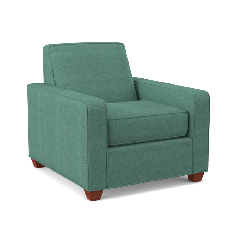Avery Upholstered Armchair, BM Cherry, Antic Lagoon